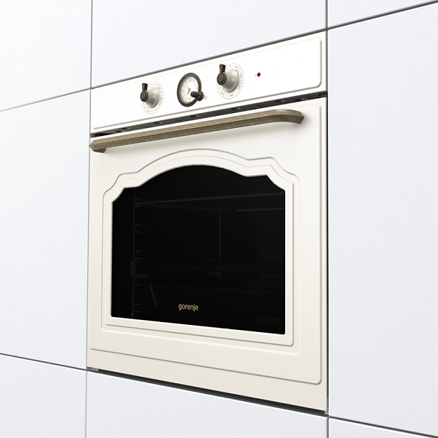 Духова шафа Gorenje електрична, 77л, A+, шампань