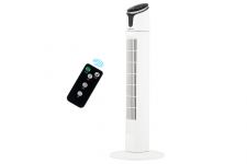 Вентилятор ARDESTO колонний, 90см, 50Вт, пульт ДК, дисплей, чорно-білий