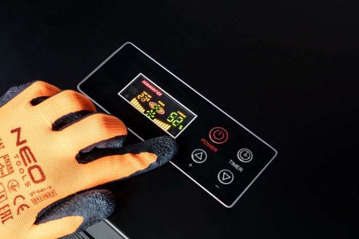 Осушувач повітря промисловий Neo Tools 90л/добу 310м кв 500м куб/год 1000Вт LCD дисплей ел.керування таймер IP22