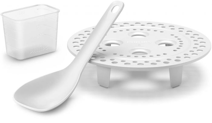 Мультиварка-скороварка Philips All-in-One Cooker, 1000Вт, чаша-5л, електронне керув., пластик, чорний