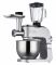 Кухонна машина Ardesto 1500Вт, чаша-метал, корпус-метал, насадок-10, сріблясто-сірий