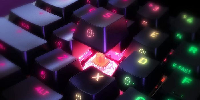 Клавіатура механічна Xtrfy K5 68Key, Kailh Red, USB-A, EN/UA, Hot-swap, RGB, Чорний
