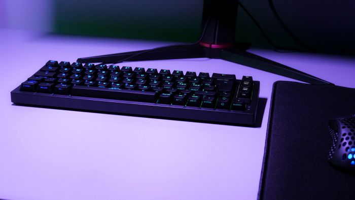 Клавіатура механічна Xtrfy K5 68Key, Kailh Red, USB-A, EN/UA, Hot-swap, RGB, Чорний