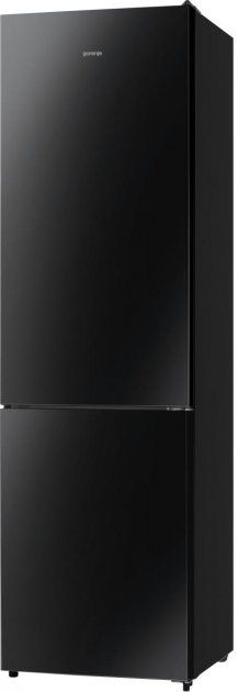 Холодильник Gorenje, з нижн. мороз. камерою,200х60х60см, 2 дв., Х- 238л, М- 98л, A++, NoFrost Plus, Fresh zone, дисплей,чорне скло