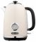 Електрочайник Ardesto Vintage Dream 1.8л, Strix, метал, бежевий глянцевий