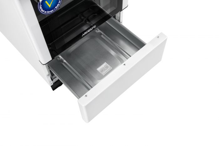 Плита ARDESTO комбі, 52л, 50x60см, чавун, підсвічування, форсунки LPG (підключення газового балона), білий