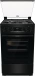 Плита Gorenje комбінована, 70л, 50x60см, дисплей, чавун,  чорний