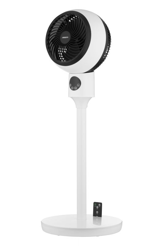 Вентилятор ARDESTO підлоговий, 50Вт, пульт ДК, дисплей, чорно-білий