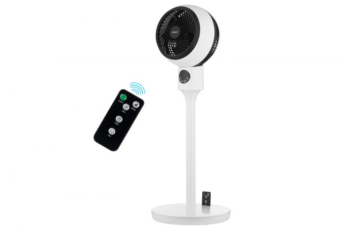 Вентилятор ARDESTO підлоговий, 50Вт, пульт ДК, дисплей, чорно-білий