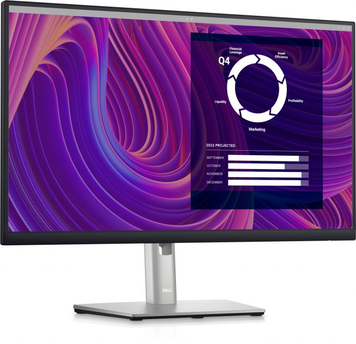 Монітор DELL 23.8" P2423D HDMI, DP, USB, IPS, 2560x1440, sRGB 99%, Pivot