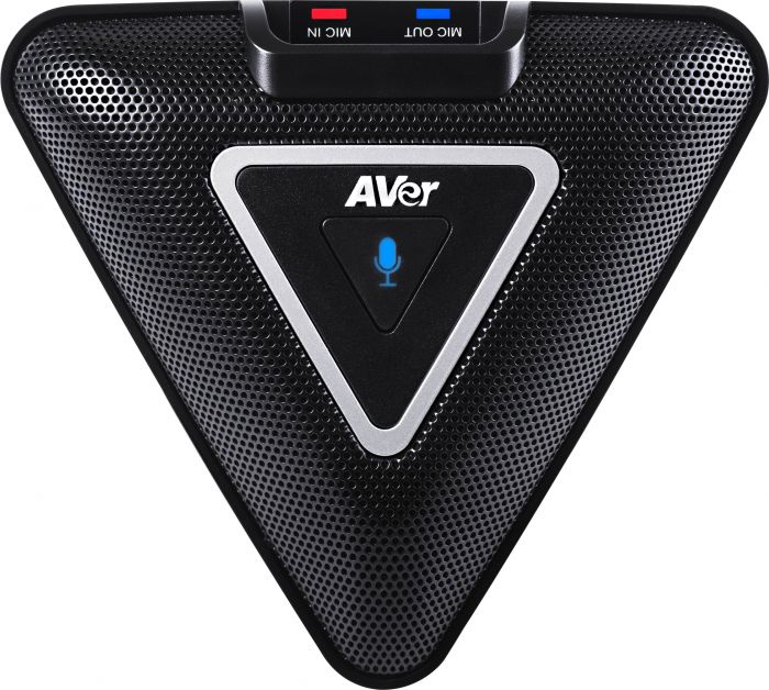 Мікрофонна пара додаткова AVer з 5 м кабелем для систем VC550/ FONE540/ VC520 Pro 3, 2 х Omni-mic, радіус дії 3 м, RJ45, чорний