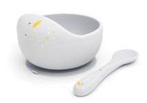 Набір посуду Oribel Cocoon миска та ложка, сірий