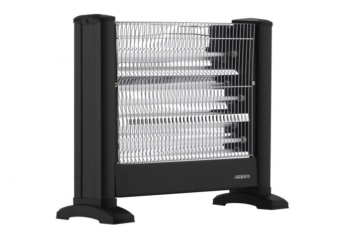 Обігрівач інфрачервоний ARDESTO кварцевий, 15м2, 1650Вт, мех. упр-ння, підлоговий, чорний