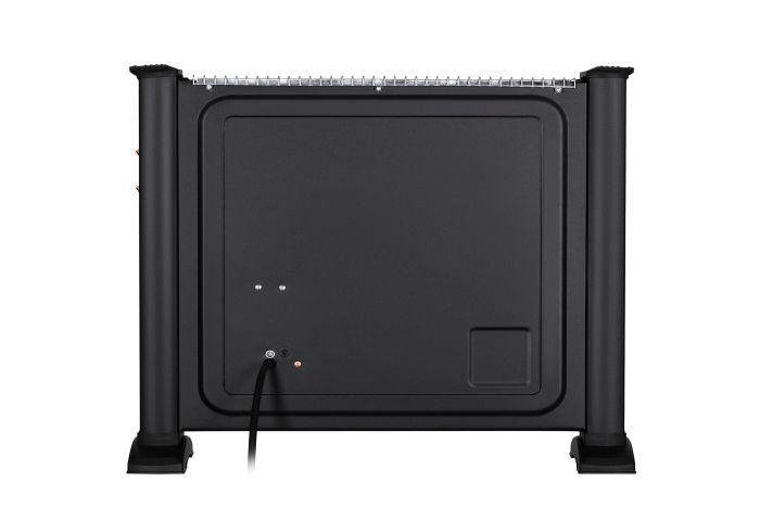 Обігрівач інфрачервоний ARDESTO кварцевий, 15м2, 1650Вт, мех. упр-ння, підлоговий, чорний