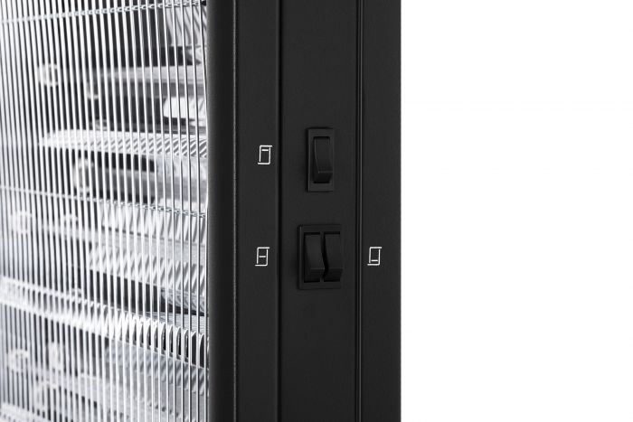 Обігрівач інфрачервоний ARDESTO кварцевий, 15м2, 1650Вт, мех. упр-ння, підлоговий, чорний