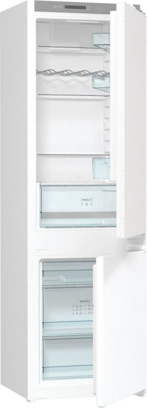 Холодильник Gorenje вбудований з нижн. мороз., 177х55х54см, 2 двері, 180(68)л, А+, NF+, зона св-ті, диспл, іонізатор, білий