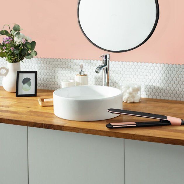 Випрямляч Rowenta Express Shine Papaya, >240Вт, темп.режимів-8, 140-210С, дисплей, кераміка, чорний