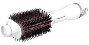 Фен-щітка Rowenta Volumizer Oval Brush, 800Вт, 3 режими, іоніз-я, кераміка, біло-рожевий