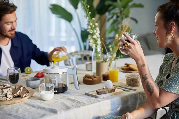 Кавоварка Philips крапельна Series 5000 1.2л, мелена, білий