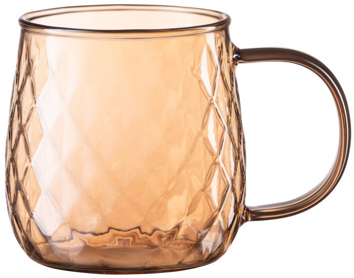 Набір чашок Ardesto Golden Moon, 350мл, 2шт, боросилікатне скло, золотистий