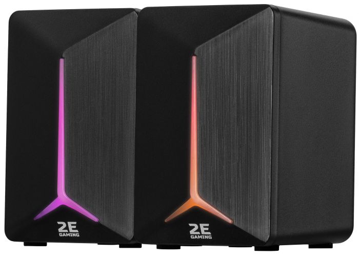 Акустична система 2E GAMING SG300, 2.0, 3.5mm, RGB, чорний