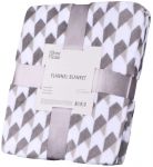 Плед Ardesto Flannel, 160х200см, 100% поліестер, геометрія