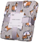 Плед Ardesto Flannel, 160х200см, 100% поліестер, коргі