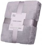 Плед Ardesto Flannel, 160х200см, 100% поліестер, сірий