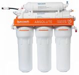 Фільтр зворотного осмосу Ecosoft Absolute з мінералізатором, мембрана 75gpd DuPont, дренаж 1:1, подвійний кран модерн