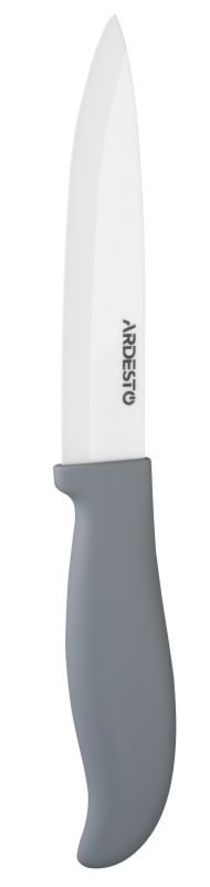 Ніж керамічний слайсерний Ardesto Fresh, 12.5см, кераміка, пластик, сірий
