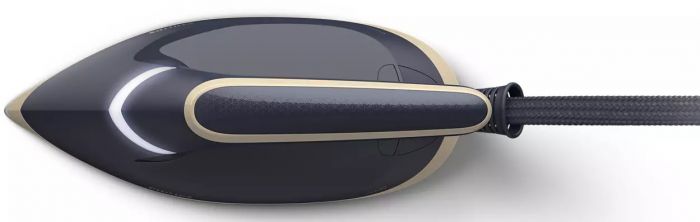 Праска-парогенератор Philips PerfectCare 6000 Series, 2400Вт, 1800мл, паровий удар -600гр, постійна пара - 130гр, нерж. сталь, синьо-золотий