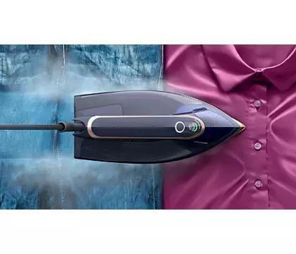 Праска Philips Azur 8000 Series, 3000Вт, 350мл, паровий удар -260гр, постійна пара - 85гр, нерж. сталь, темно синій