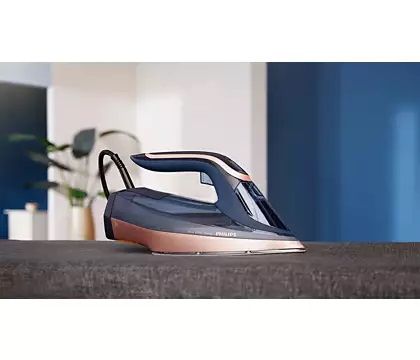 Праска Philips Azur 8000 Series, 3000Вт, 350мл, паровий удар -260гр, постійна пара - 85гр, нерж. сталь, темно синій