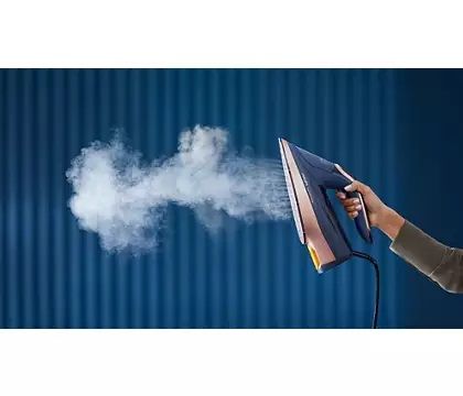 Праска Philips Azur 8000 Series, 3000Вт, 350мл, паровий удар -260гр, постійна пара - 85гр, нерж. сталь, темно синій