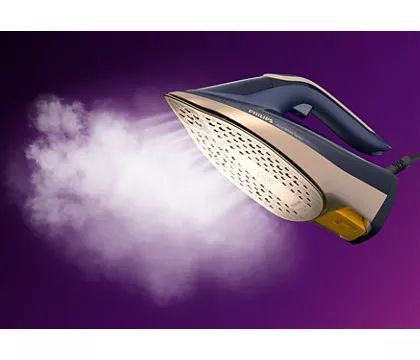 Праска Philips Azur 8000 Series, 3000Вт, 350мл, паровий удар -260гр, постійна пара - 85гр, нерж. сталь, темно синій