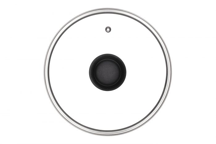 Сковорода з кришкою Ardesto Gemini Gourmet Aosta, 28см, алюміній, чорний