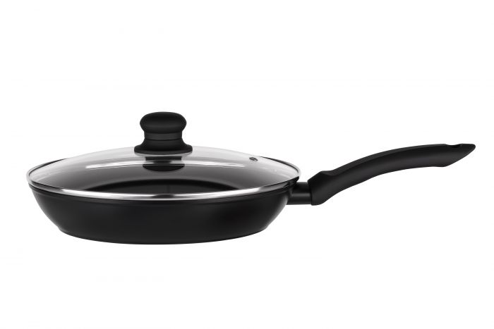 Сковорода з кришкою Ardesto Gemini Gourmet Aosta, 28см, алюміній, чорний