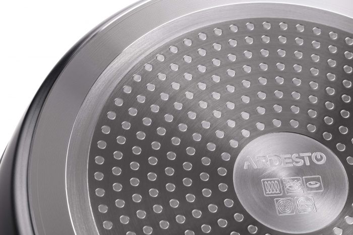 Сковорода глибока Ardesto Gemini Gourmet Bolzano, 28см, алюміній, чорний