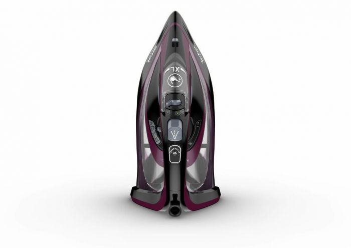 Праска Tefal Ultimate Pure, 3000Вт, 350мл, паровий удар -240гр, постійна пара - 55гр, керам. підошва, чорно-фіолетовий