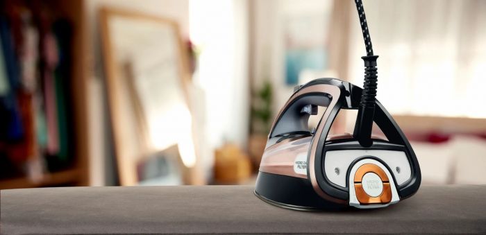 Праска Tefal Ultimate Pure, 3000Вт, 350мл, паровий удар -240гр, постійна пара - 55гр, керам. підошва, чорно-фіолетовий