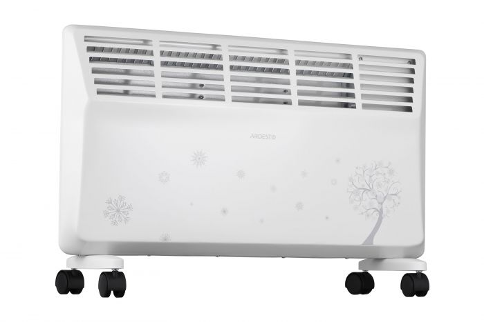 Конвектор ARDESTO, 20м2, 2000Вт, мех. упр-ння, відкритий нагрів. елемент, сушка, білий