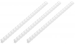 Пластикові пружини для біндера 2E, 14мм, білі, 100шт