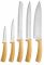 Набір ножів Ardesto Midori, 5 предметів, нержавіюча сталь, пластик