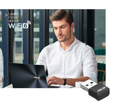 Адаптер WiFi ASUS USB-AX55 nano AX1800,