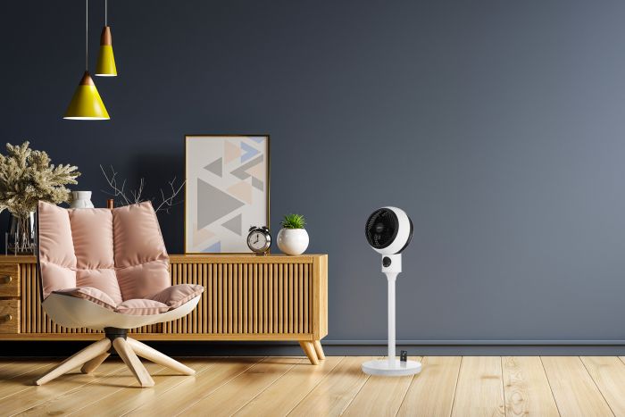 Вентилятор ARDESTO підлоговий, 50Вт, пульт ДК, дисплей, чорно-білий