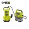 Насос для брудної та чистої води акумуляторний Ryobi ONE+ RY18SPA-0 18В 4200л/год висота перекачування 8м занурення 5м штуцер 1" таймер відключення захист сухого ходу 4кг без АКБ та ЗП