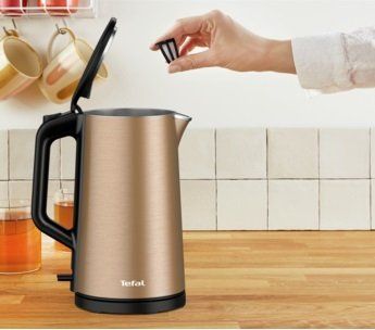 Електрочайник Tefal Double Layer SS 1.5л, з подвійними стінками, мідний