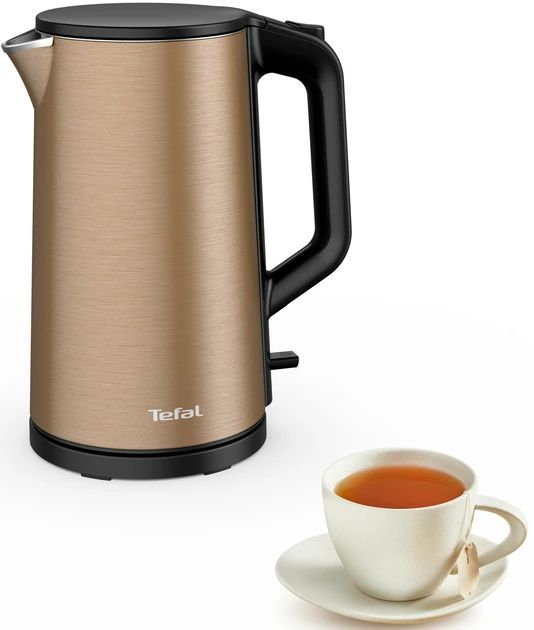 Електрочайник Tefal Double Layer SS 1.5л, з подвійними стінками, мідний