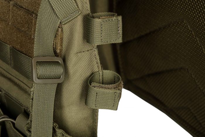 Плитоноска 2Е, Тип 1, з кишенями для бічного захисту і підсумками, Молле, зелена