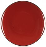 Тарілка десертна Ardesto Bagheria Sangria, 19см, кераміка, бордовий